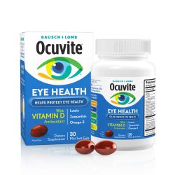 OCUVITE 叶黄素玉米黄质护眼软胶囊 复合维生素+Omega-3 全年龄段 30粒