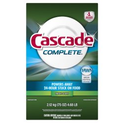 cascade 洗碗机专用粉末洗涤剂 清新香型 2.12kg有效去除顽固污渍
