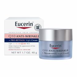 Eucerin Q10抗皱夜间面霜 敏感肌肤修护 Pro-Retinol配方 48g