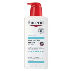 Eucerin 身体乳液 提供滋润保湿 500ml 适合成人使用 乳酸 适合干性肌肤 1件装