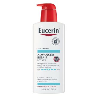 Eucerin 身体乳液 提供滋润保湿 500ml 适合成人使用 乳酸 适合干性肌肤 1件装
