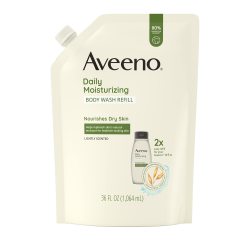 Aveeno 艾惟诺 日常保湿沐浴露，舒缓燕麦，补充装，36液量盎司（1064毫升）