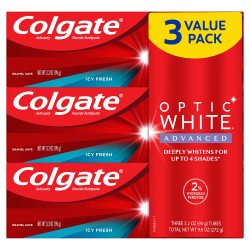 Colgate 高露洁 牙膏 美白 通用成人 90g