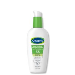 Cetaphil 丝塔芙 面部保湿霜，SPF 35，日常无油面部保湿霜，适用于干性或油性混合性敏感皮肤，无香型面部乳液 88ml
