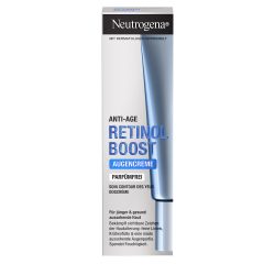Neutrogena 露得清 视黄醇增强眼霜（15 毫升），有效的延缓老化眼部护理霜和有效的保湿护理，含有视黄醇、桃金娘叶提取物和透明质酸，打造年轻清透的肌肤