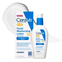 CeraVe 面部保湿霜 保湿 防紫外线 舒缓 柔滑 滋润 营养 防水 适合所有肤质 无香味 89ml
