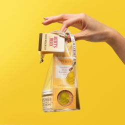 Burt's Bees 护肤套装 滋润 软化 4件套 适合成人使用 杏仁油 柠檬 维生素E 适合干性肌肤,杏仁奶护手霜56.6g+乳木果油护手霜13g+柠檬黄油角质层霜17g