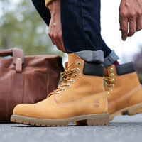 Timberland 大黄靴经典高帮马丁靴男鞋 18094