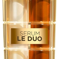 L'Oréal Paris 巴黎欧莱雅 Age Perfect Serum Le Duo - 抗衰老护理,含胶原蛋白助推器,更紧致、均匀的皮肤和维生素 B3 和 CG ,带来更多光泽,1 x 30 毫升