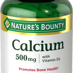 Nature's Bounty 钙片维生素D3 骨骼健康补充 成人免疫支持 300片