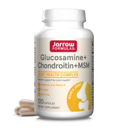 Jarrow Formulas 关节健康 葡萄糖胺软骨素MSM维生素C 120粒成人营养片