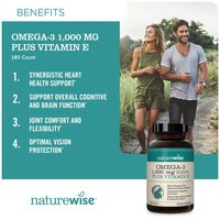 naturewise 深海鱼油软胶囊 富含EPA/DHA 零腥味心脑健康 180粒