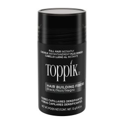 TOPPIK 头发增发纤维 瞬间填充稀疏发际线 黑色 男女适用 12g