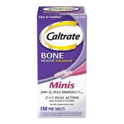 Caltrate Minis + 矿物尺码 150 克拉特薄荷绿 + 矿物质 150 克拉