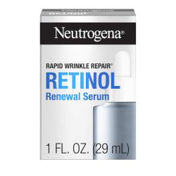 Neutrogena 露得清快速抗皱修复视黄醇再生精华,轻质抗衰老面部精华,含纯视黄醇和抗氧化剂,改善皱纹、暗沉和黑斑 29ml