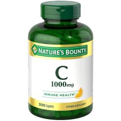 Nature's Bounty 维生素C片 1000mg 成人免疫力补充 300粒素食胶囊