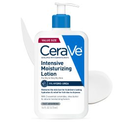 CeraVe 身体乳液 舒缓 473ml 适合成人使用 尿素 适合干性肤质 1件装