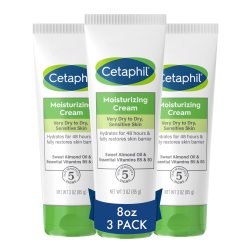 Cetaphil 面部身体保湿霜 敏感肌专用 48小时深层滋润 无香型 85g*3