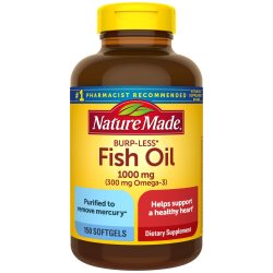 Nature Made 深海鱼油软胶囊 1000mg 无腥味 Omega-3 护心 150粒