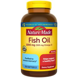 Nature Made 深海鱼油软胶囊 Omega-3心血管健康 250粒