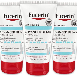 Eucerin 修复干燥手部 无香保湿护手霜 快速吸收 旅行装 78g*3