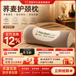 勋阳宇乐 草本荞麦立体护颈枕 咖色