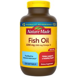 Nature Made 深海鱼油软胶囊 1200mg 心脏健康 230粒装 115天