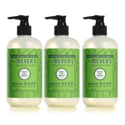 Mrs. MEYER'S CLEAN DAY Mrs. MEYER'S 清新草地洗手液 370ml*3瓶 滋润保湿
