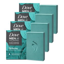 DOVE MEN + CARE 男士植物基础保湿沐浴皂 桉树精华 4块装 总净含量567克