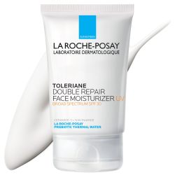 La Roche-Posay Toleriane 双重修复 UV SPF 保湿霜,适用于面部,日常面部保湿霜,防晒指数 SPF 30,烟酰胺和甘油,无油,保湿防晒 100ml