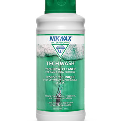 NIKWAX Tech Wash 33 液体盎司(约 1005.5 毫升),Nikwax Tech Wash 技术清洁剂,适用于夹克和外套,可恢复雨、滑雪和雪具中的防水功能,适用于 Gore-Tex 和 DWR