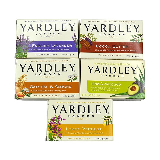 Yardley London 伦敦香皂套装 5种香气 120g*10件装 舒缓镇静温和去角质