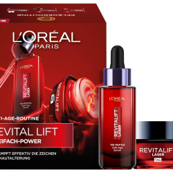 L'Oréal Paris 巴黎欧莱雅 Revitalift Laser Triple Power 抗衰老护理套装:精华液30ml+日霜50ml