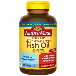 Nature Made 深海鱼油软胶囊 1400mg Omega-3 心脑健康 90粒