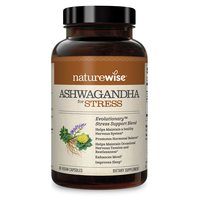 naturewise 南非醉茄KSM66 GABA情绪支持胶囊 浅棕色 60 个