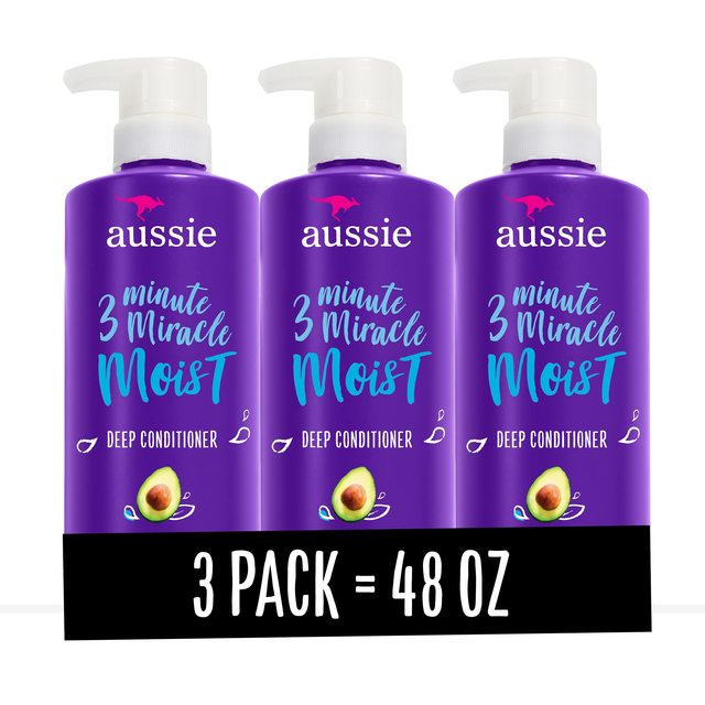 Aussie 深层滋养护发素 保湿修护干发 牛油果荷荷巴油 3分钟