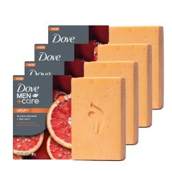 DOVE MEN + CARE 男士沐浴皂 血橙海盐清洁保湿香皂 清爽滋养修护 141g*4块
