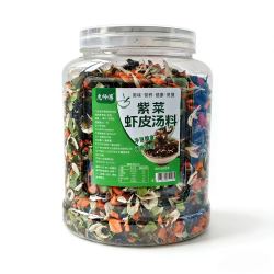 家家会 紫菜虾皮汤料 虾米蛋花速食干料 250g*1罐