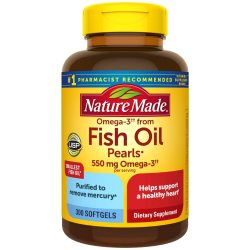 Nature Made 小粒鱼油胶囊 550mg Omega3 EPA DHA 易吞咽 300粒