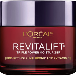 L'Oreal Paris 巴黎欧莱雅 三重功效抗衰老面部保湿霜 72g 含透明质酸+维生素C