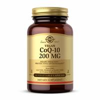 SOLGAR 素食辅酶Q10胶囊 200mg 心脏健康 抗氧化 60粒