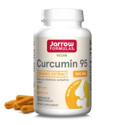 Jarrow Formulas 95%姜黄素补充剂 500mg抗氧化关节健康提升免疫 120粒