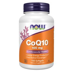 NOW Foods 诺奥 辅酶Q10 100毫克,医药级,心血管健康*,150粒软胶囊