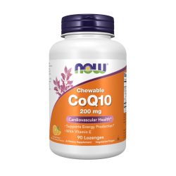 NOW Foods 诺奥 食品补充剂,辅酶Q10 200毫克,医药级,发酵生产的全反式形式,90粒含片