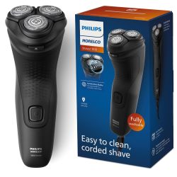 Philips Norelco 飞利浦 Norelco S1016/90 电动剃须刀 1100，配备舒适剃须刀片和 4D 柔性刀头（仅限有线使用）S1016/90