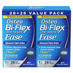 Osteo Bi-Flex Ease 高级三重作用,含维生素 D 关节补充剂,迷你片,28片,2片