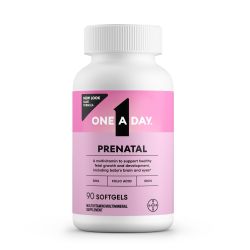 ONE A DAY 孕妇复合维生素软胶囊 90粒 孕期营养补充 叶酸铁DHA