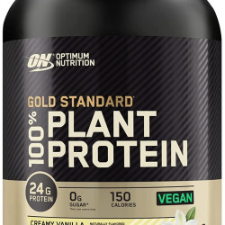 Optimum Nutrition 欧普特蒙 植物蛋白粉 24g高蛋白 豌豆大米蚕豆混合 无麸质素食 肌肉修复增长 香草味 20份装 含9种必需氨基酸BCAA 0糖配方