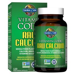 Garden of Life 生命花园 维生素密码 Raw钙胶囊，120粒素食胶囊