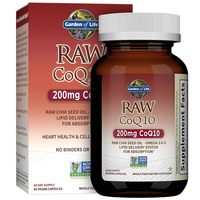 Garden of Life 辅酶Q10软胶囊 200mg 心脏健康 60粒 素食